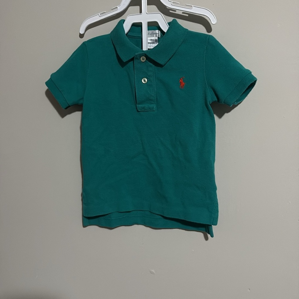 18month Ralph Lauren polo rich teal collar - Picture 2 of 2